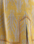 Short dress with contrasting color trims